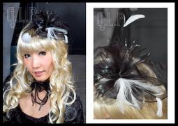 ＊mini &amp; PUNK LOLO＊GLP歐式女王羽毛網紗頭飾(黑)華麗登場！ 歷史價格詳細信息