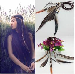 羽毛來福，H898髮帶頭飾吉普賽民族風流蘇手工製作孔雀羽毛髮飾髮帶髮圈頭飾，售價199元 歷史價格詳細信息