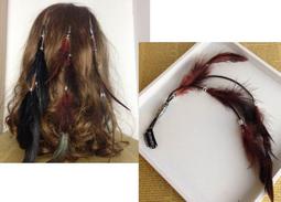 頭飾來福，K1203多款羽毛頭飾花朵禮帽紗質面紗聖誕節派對舞會，售價350元 歷史價格詳細信息