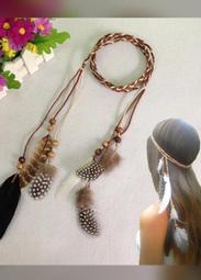 羽毛來福，H898髮帶頭飾吉普賽民族風流蘇手工製作孔雀羽毛髮飾髮帶髮圈頭飾，售價199元 歷史價格詳細信息