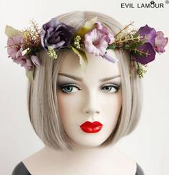 仿真紫色豆花樹婚慶裝飾花樹室外阻燃園林造景仿真山藤造型假花樹 歷史價格詳細信息