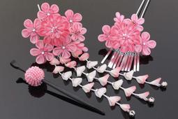 浴衣套組(浴衣加成行蝴蝶結腰帶) 櫻圖案 歷史價格詳細信息