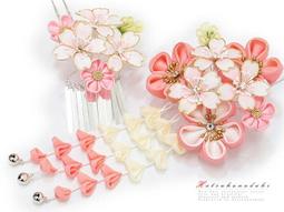 花 髪飾り 三點 ひなまつり 成人式舞妓さん 日本髪 豪華 つまみ細工 歷史價格詳細信息