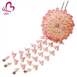 髪飾り 成人式 つまみ細工 振袖 前撮り 袴 花 菊 黄色 橙色 白 歷史價格詳細信息