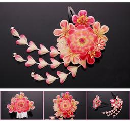 髪飾り２点セット 和装 浴衣 振袖 【ポムフリンジマムとくすみダリア和飾り】6款 歷史價格詳細信息