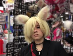 鈴鈴的賣場/耳朵髮箍12/灰色豹紋/Cat Ears/髮飾/道具/lolita髮飾/狐狸耳/長毛貓耳朵/毛絨耳朵/手工/ 歷史價格詳細信息