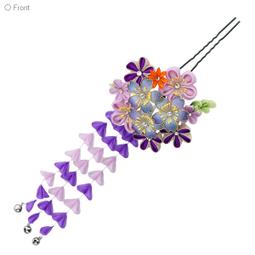 振袖用り髪飾り単品 つまみ細工 かんざし   花 歷史價格詳細信息