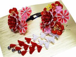 花 髪飾り 三點 ひなまつり 成人式舞妓さん 日本髪 豪華 つまみ細工 歷史價格詳細信息