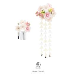 髪飾り２点セット 和装 浴衣 振袖 【ポムフリンジマムとくすみダリア和飾り】6款 歷史價格詳細信息