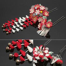 髪飾り 成人式 つまみ細工 振袖 前撮り 袴 花 菊 黄色 橙色 白 歷史價格詳細信息
