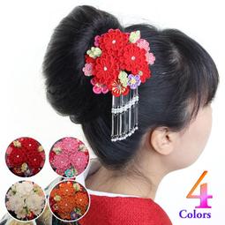 髪飾り つまみかんざし 剣菊〈赤 歷史價格詳細信息