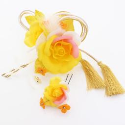 花 髪飾り 三點 ひなまつり 成人式舞妓さん 日本髪 豪華 つまみ細工 歷史價格詳細信息