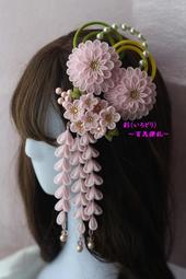 髪飾り 2點 花 振袖 袴 成人式  細工着物、簪、 鈴付 髪飾り2點 歷史價格詳細信息