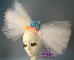 白色雙蝴蝶結發箍發卡女飾品頭箍發飾雪花拍照藝術照頭飾配飾道具 歷史價格詳細信息