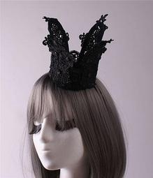 新款新娘結婚寫真發飾品頭飾時尚黑色成人簡約純手工黑色兩條 歷史價格詳細信息