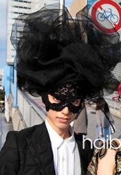 舞臺夸張模特走秀彩妝攝影配飾拼色發飾成人演出頭飾內衣秀頭花 歷史價格詳細信息