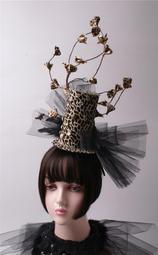 走秀頭飾禮帽誇張個性創意派對網紗手工頭飾影樓旗袍禮服配飾髮飾 歷史價格詳細信息