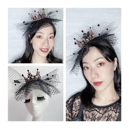 皇冠頭飾洋裝禮服配 仙女森系超仙新娘生日禮物 王冠大氣結婚婚紗配飾 婚紗頭飾新娘歐美水晶手工大皇【B-2707】璀璨皇冠 歷史價格詳細信息
