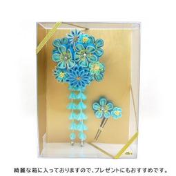 髪飾り２点セット 和装 浴衣 振袖 【ポムフリンジマムとくすみダリア和飾り】6款 歷史價格詳細信息