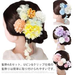 つまみ細工 髪飾り 成人式 振袖】 ピンク 桃色 正絹 歷史價格詳細信息