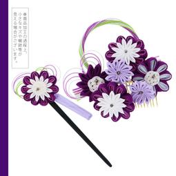 髪飾り 2點 花 振袖 袴 成人式  細工着物、簪、 鈴付 髪飾り2點 歷史價格詳細信息