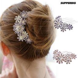 『現貨』奢華水晶鑽花型髮梳/髮髻【YB0007】- 崔可小姐 歷史價格詳細信息