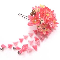 髪飾り 七五三髪飾り 　豪華勝山セット 日本髪 赤 白 歷史價格詳細信息