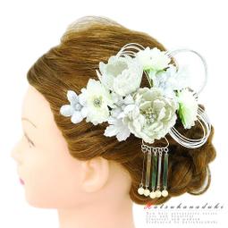 髪飾り 七五三髪飾り 　豪華勝山セット 日本髪 赤 白 歷史價格詳細信息