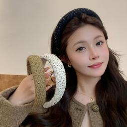 髮箍高級款寬邊時尚百搭洗臉髮夾發捆髮箍2023年新款髮飾 歷史價格詳細信息