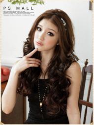 PS Mall╭＊ vivi 雜誌麻豆指定款歐夏蕾水質感微捲長髮浪漫假髮【F0112】 歷史價格詳細信息