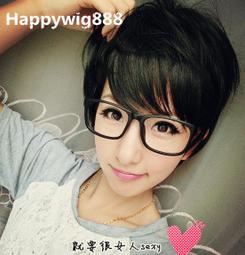 送髮網➕鋼梳????現貨????韓星同款假髮男生女生帥氣短髮bobo頭高俊熙同款空氣劉海短髮妹妹頭短直髮整頂假髮套 歷史價格詳細信息