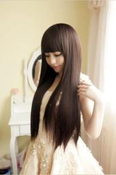 ◎滿600免運◎贈髮網？甜美麻豆齊劉海浪漫長捲髮蓬鬆 修飾臉型 全頂式假髮 高溫卡絲 耐熱卡絲 韓式浪漫 8806 歷史價格詳細信息