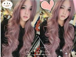 紫色假髮女長髮全頭套中分八字瀏海長直髮顯白rose淺色假髮套 歷史價格詳細信息