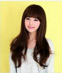 假髮長捲髮時尚梨花頭中長捲髮套wig化纖假髮頭套 歷史價格詳細信息