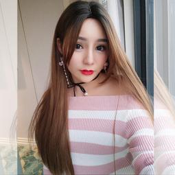 擬真髮之捲式假髮彈性髮圈.自然造型.馬尾好幫手-淺黃.淺咖啡.黑橘.黑白3色 歷史價格詳細信息