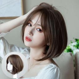 ????現貨????中分劉海短直髮微卷內扣假髮女生假髮整頂假髮女短髮bobo頭 歷史價格詳細信息