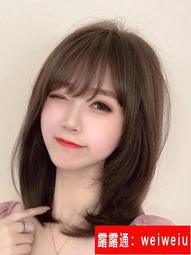 假髮女長發全頭套假髮套真人髮絲短髮真發全真媽媽自然女士中長發 歷史價格詳細信息