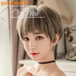 假髮 長髮 短髮 假髮女 中長髮 直髮 CS003 假髮女中長髮鎖骨髮 空氣劉海自然蓬鬆短髮圓臉修臉長直髮全 ddm 歷史價格詳細信息