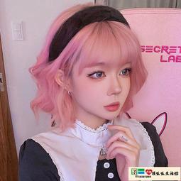 白色頭發女短發日系網紅波波頭doll感白毛女少蘿齊劉海jk全頭式 歷史價格詳細信息