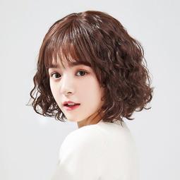 假髮女網紅全頭套短髮中長發真人髮絲自然少女圓臉修臉可扎初戀頭 歷史價格詳細信息