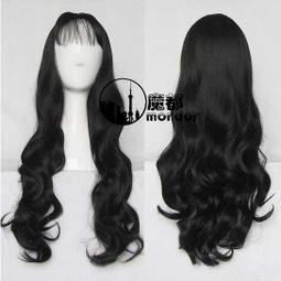 『全球購』原宿 暗紅色混色漸變紅色黑色 齊劉海 收臉長發長捲髮cos假毛假髮#限時下殺 歷史價格詳細信息