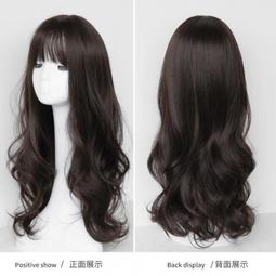 假髮女長發全頭套假髮套真人髮絲短髮真發全真媽媽自然女士中長發 歷史價格詳細信息