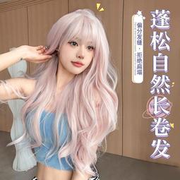 假髮 假髮女 假發女長卷發大波浪網紅圓臉蓬松逼真全頭套式空氣劉海lolita假毛 歷史價格詳細信息