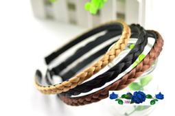 麻花髮箍辮子編織髮箍黑色簡約氣質髮夾韓國發窟百搭外出時尚頭窟 歷史價格詳細信息