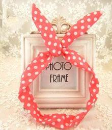 促銷!! 買二送一(贈送款在訂單備註)韓版 兔子耳朵 髮箍 頭箍 髮帶 雪紡 來自星星的你 主君的太陽  咖啡細條紋 歷史價格詳細信息