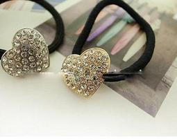 【雜貨店】珍珠髮圈繩 珍珠閃亮點鑽髮圈 頭飾 黑色珍珠髮圈 10條29元 歷史價格詳細信息