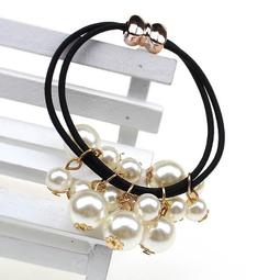 珍珠手環髮束 兩用髮圈 串珠手環 手鍊 珍珠髮圈 馬尾髮圈髮繩 綁頭髮 橡皮筋髮束 珍珠手環 韓系髪飾 小髮圈 蒂亞奈絲 歷史價格詳細信息