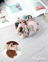 Mifairshop 小清新玫瑰花珍珠金屬吊飾髮圈＊手工製＊髮圈頭飾飾品瀏海夾＊粉色粉藍綠色＊韓系現貨+預購 歷史價格詳細信息