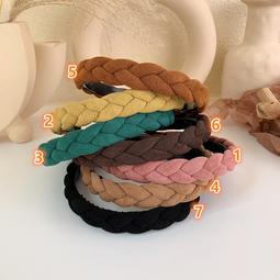 {朵朵韓飾} B7699 韓國直送(正韓)-法式復古純色絲絨髮箍(七色) 歷史價格詳細信息