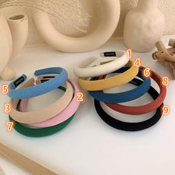 {朵朵韓飾} B7699 韓國直送(正韓)-法式復古純色絲絨髮箍(七色) 歷史價格詳細信息